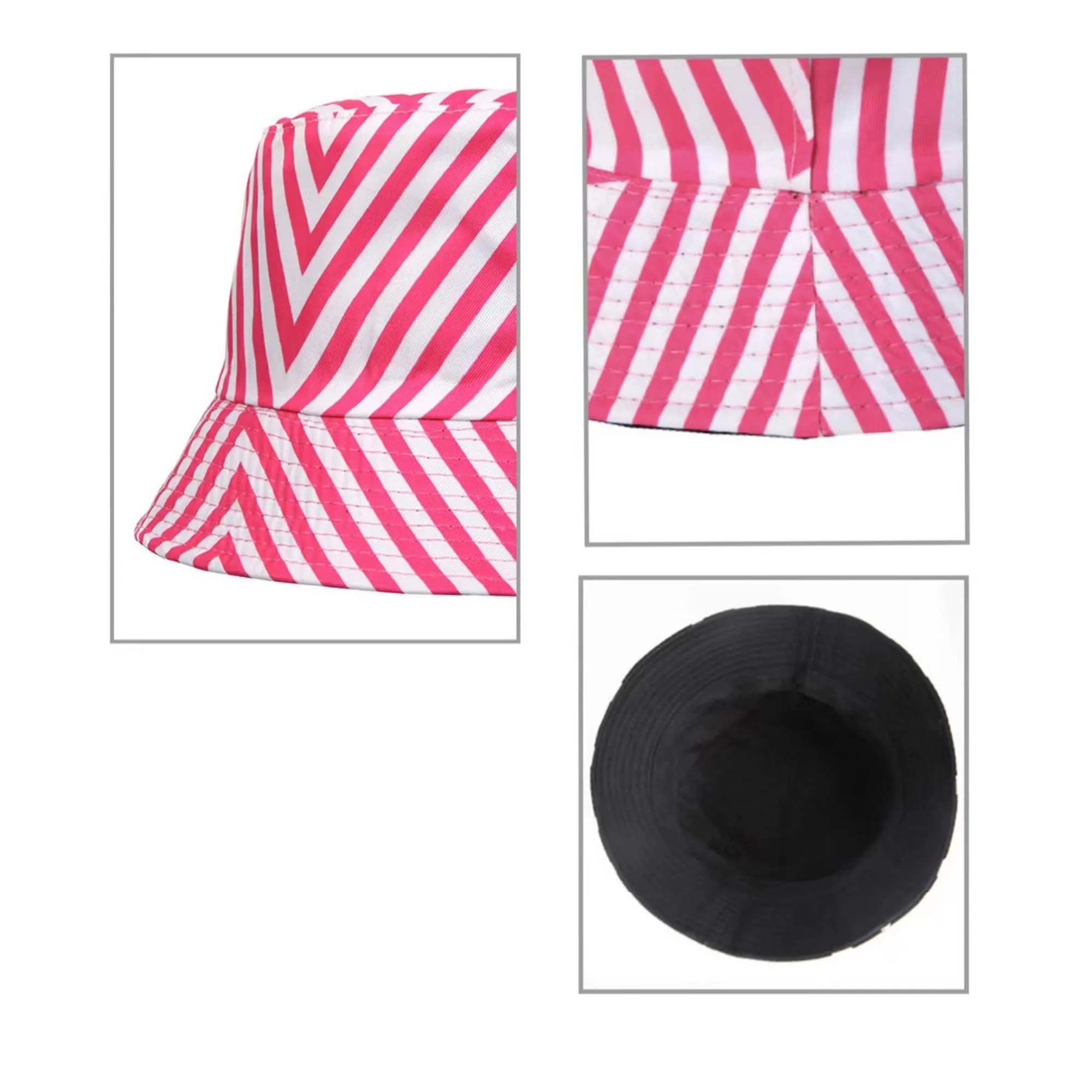 22.5" Cotton Sun Bucket Hat 3