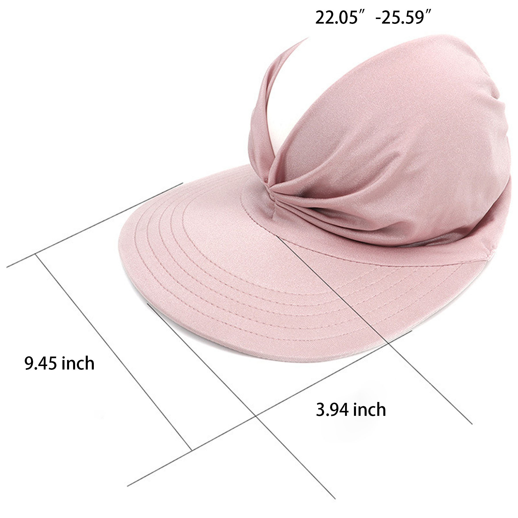 Foldable Women Summer Elastic Visor 7