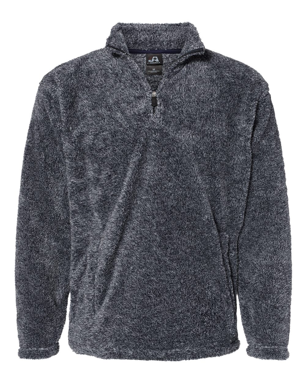 Unisex Boundary Shag Frosty Sherpa Quarter-Zip Pullover - 8464 9