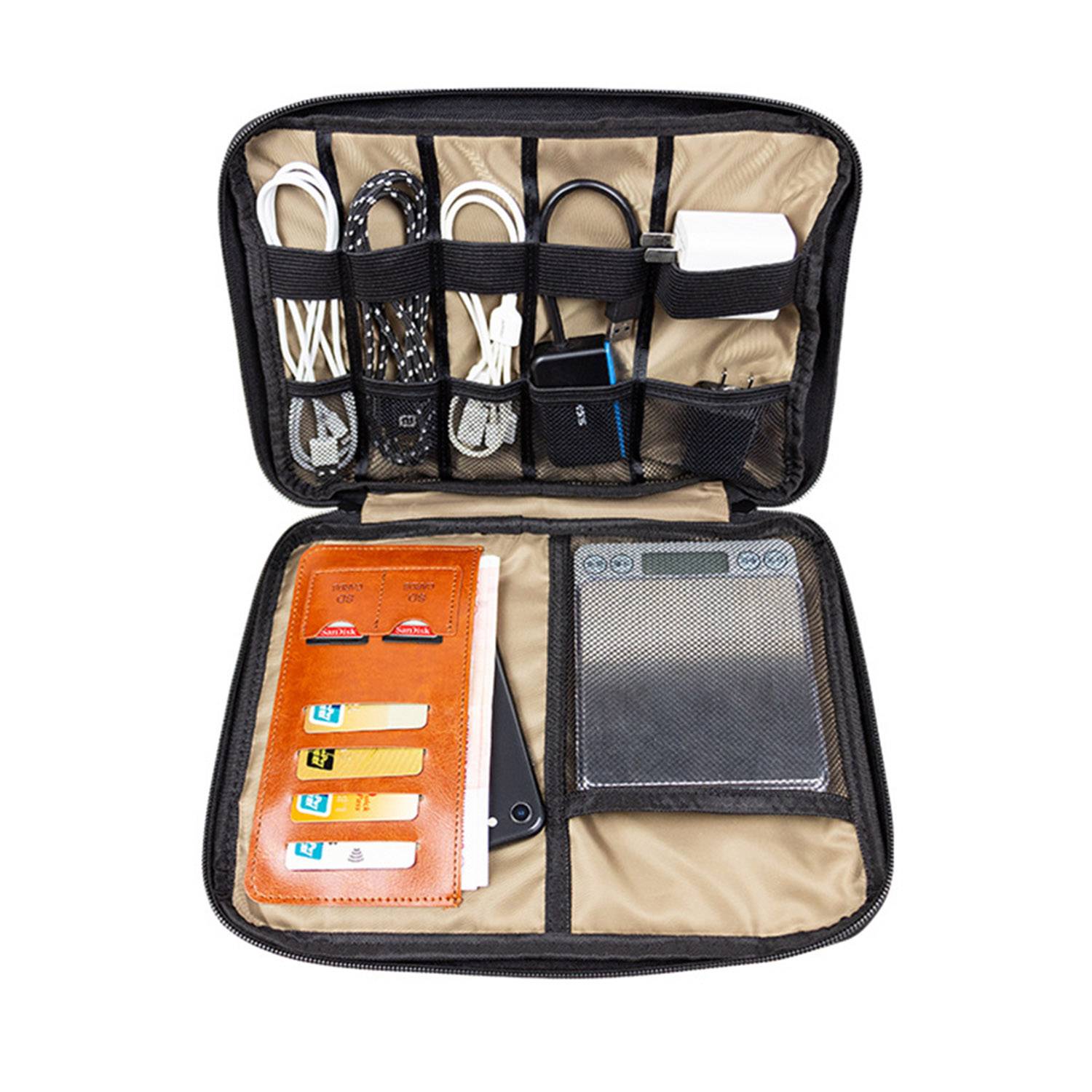 Electronic Accessories Double Layer Waterproof Organizer Bag 1