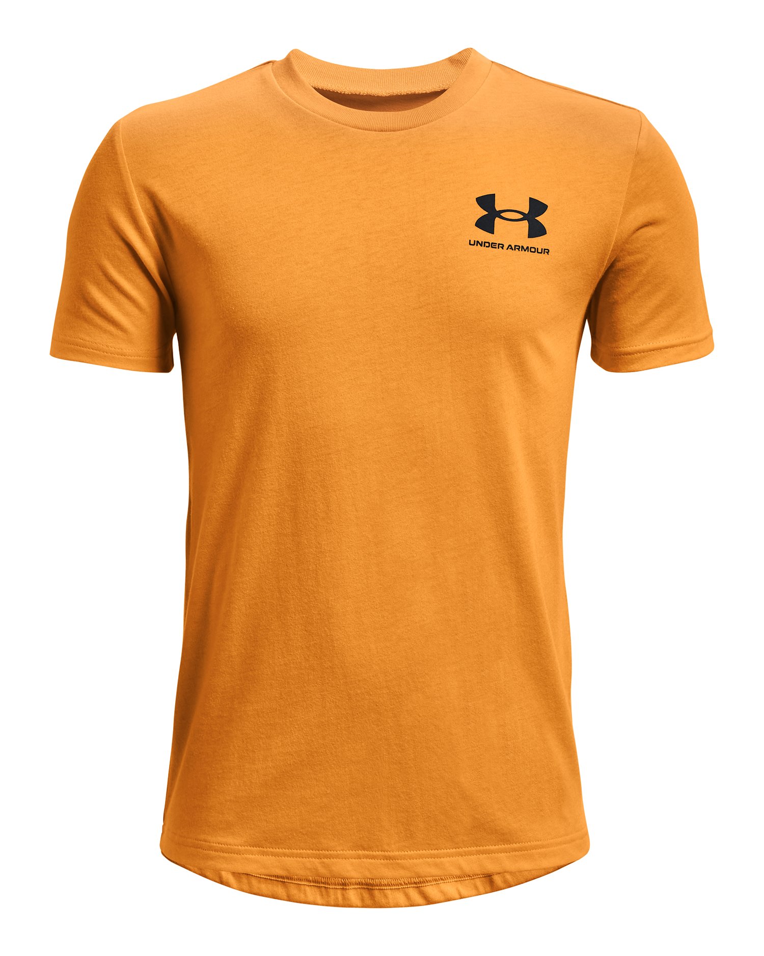 UA Left Chest Logo Boys' Short Sleeve 6