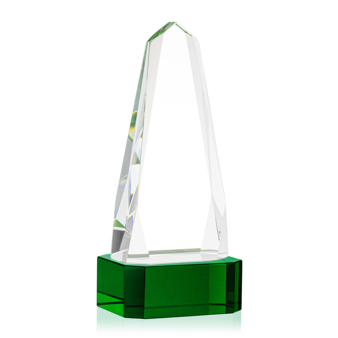 Geneva VividPrint™ Award on Base - Green 10