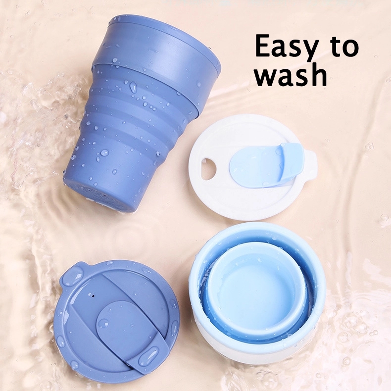 Silicone Foldable Travel Coffee Cup & Reusable To-Go Bottle 14
