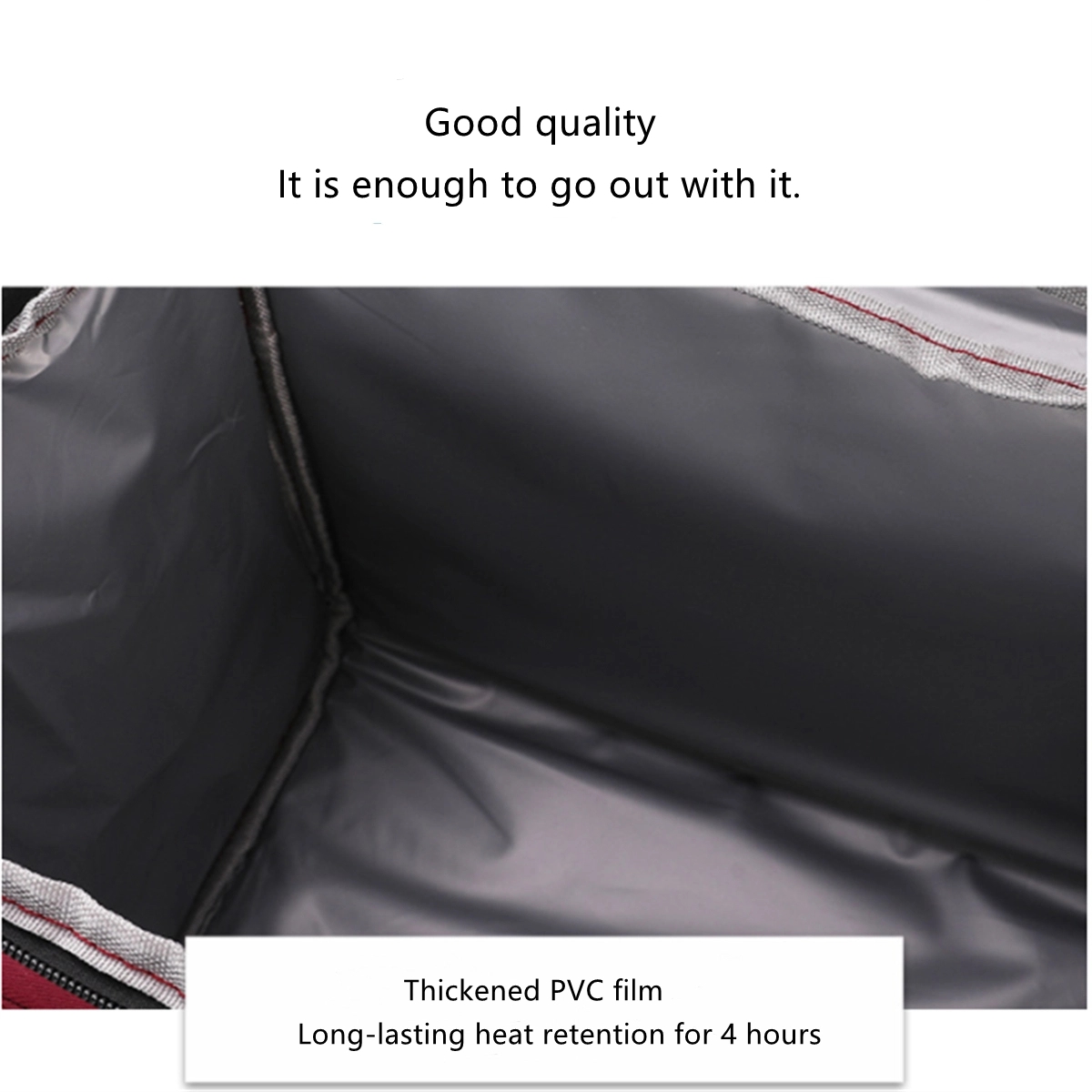 Leakproof Insulated Cooler Lunch Bag 6