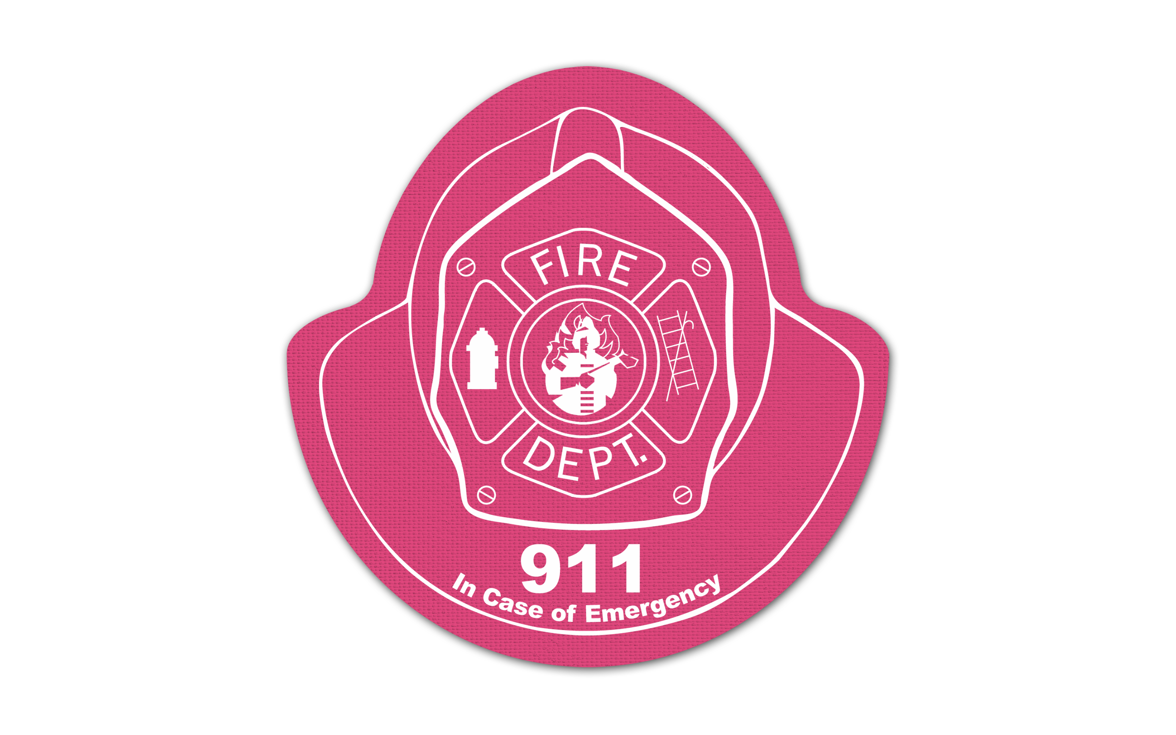 Fire Helmet Vinyl Jar Opener 77