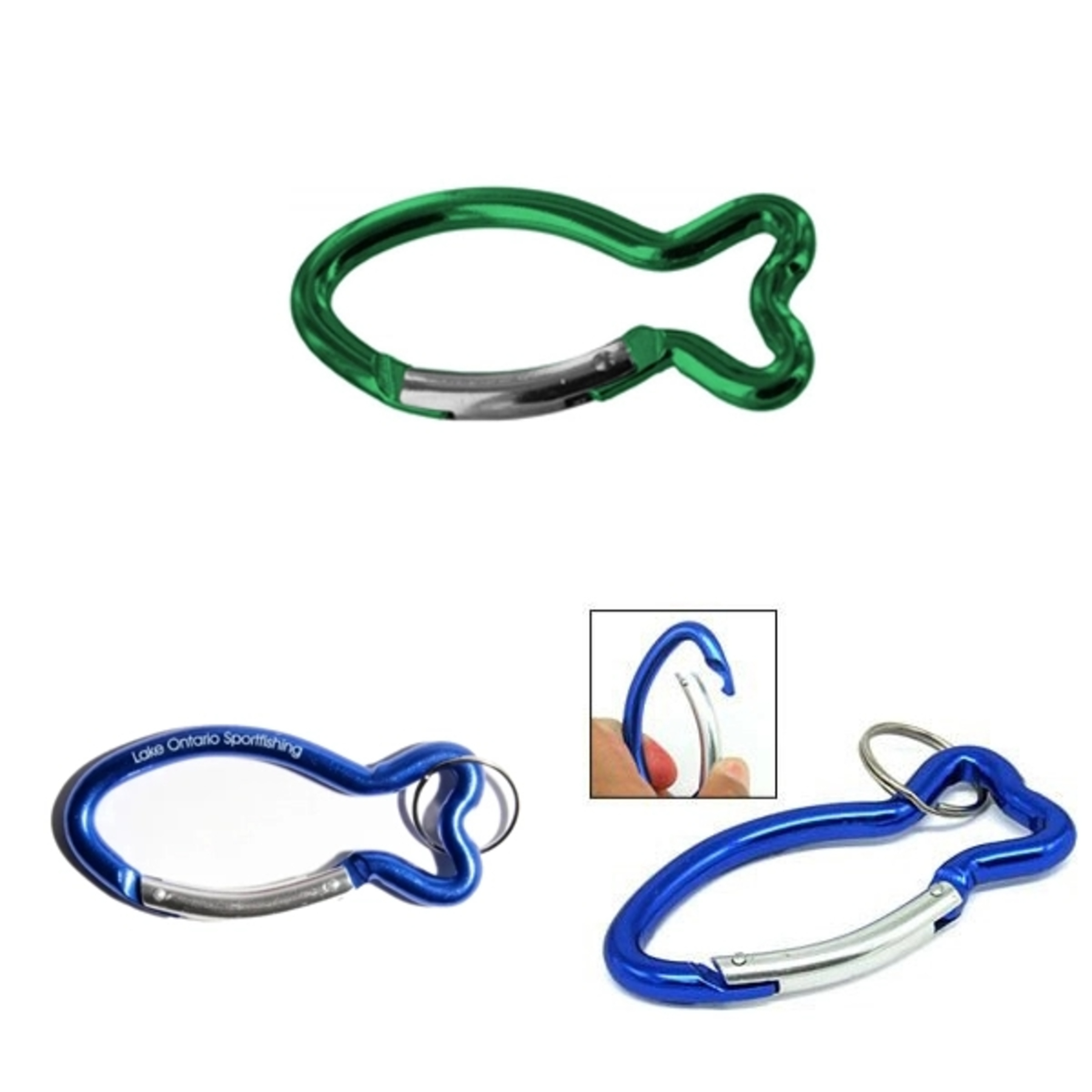 Fish Shaped Mini Carabiner Clips for Hanging 2