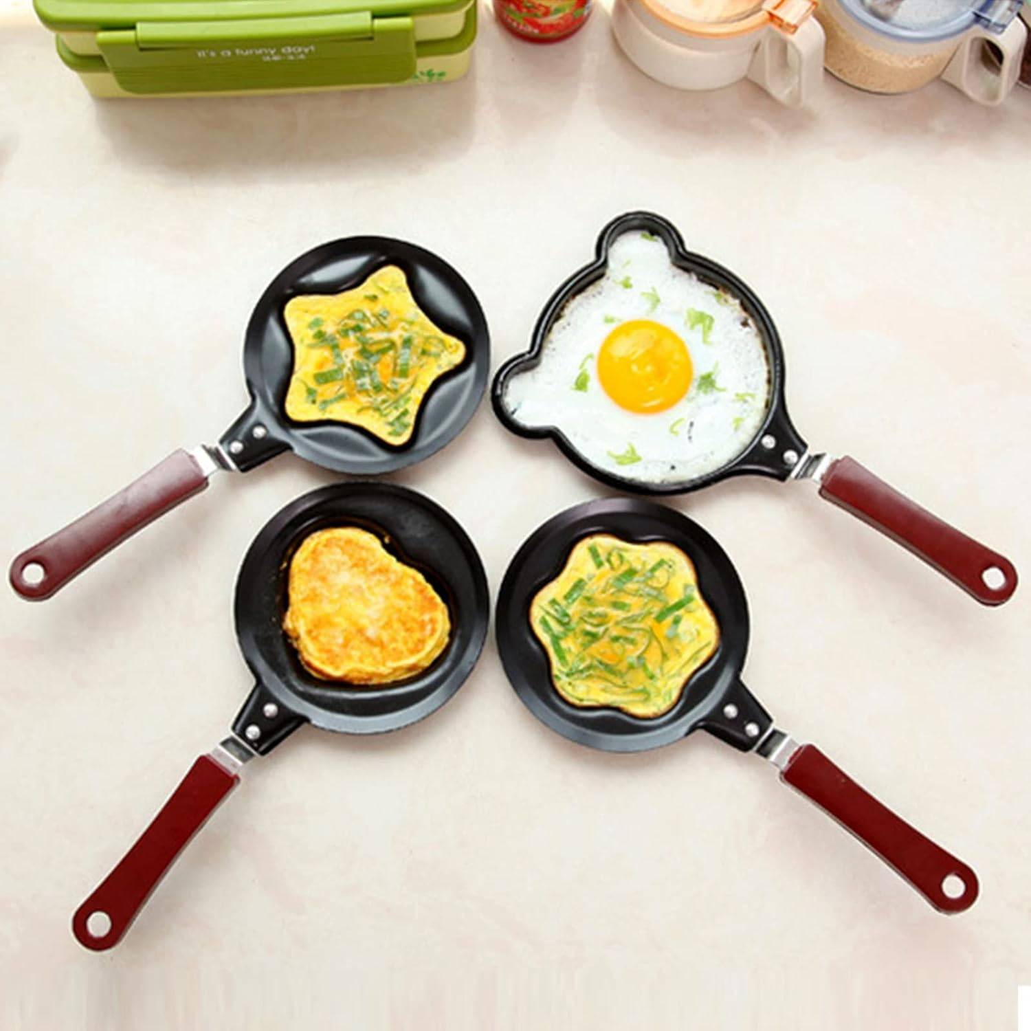 Heart Shaped DlY Mini Egg Fry Pan 5