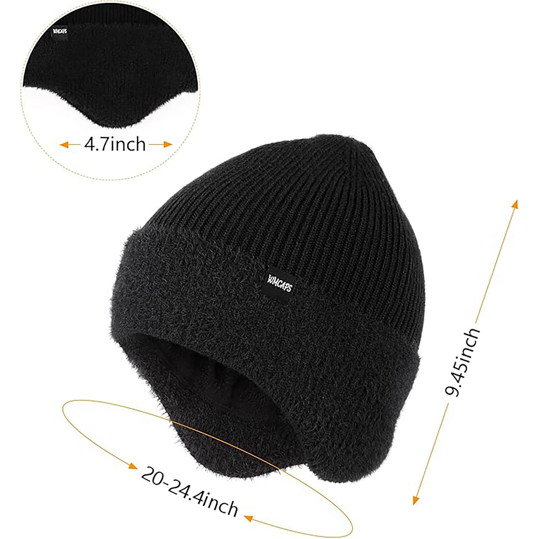 Winter Wool Thread Beanie 9