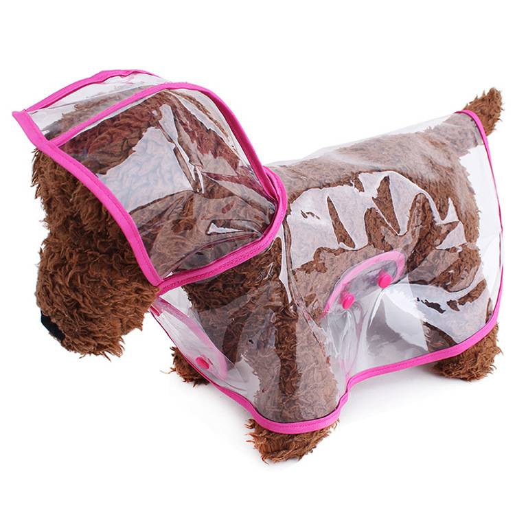 Transparent Pet Raincoat For Dog 5
