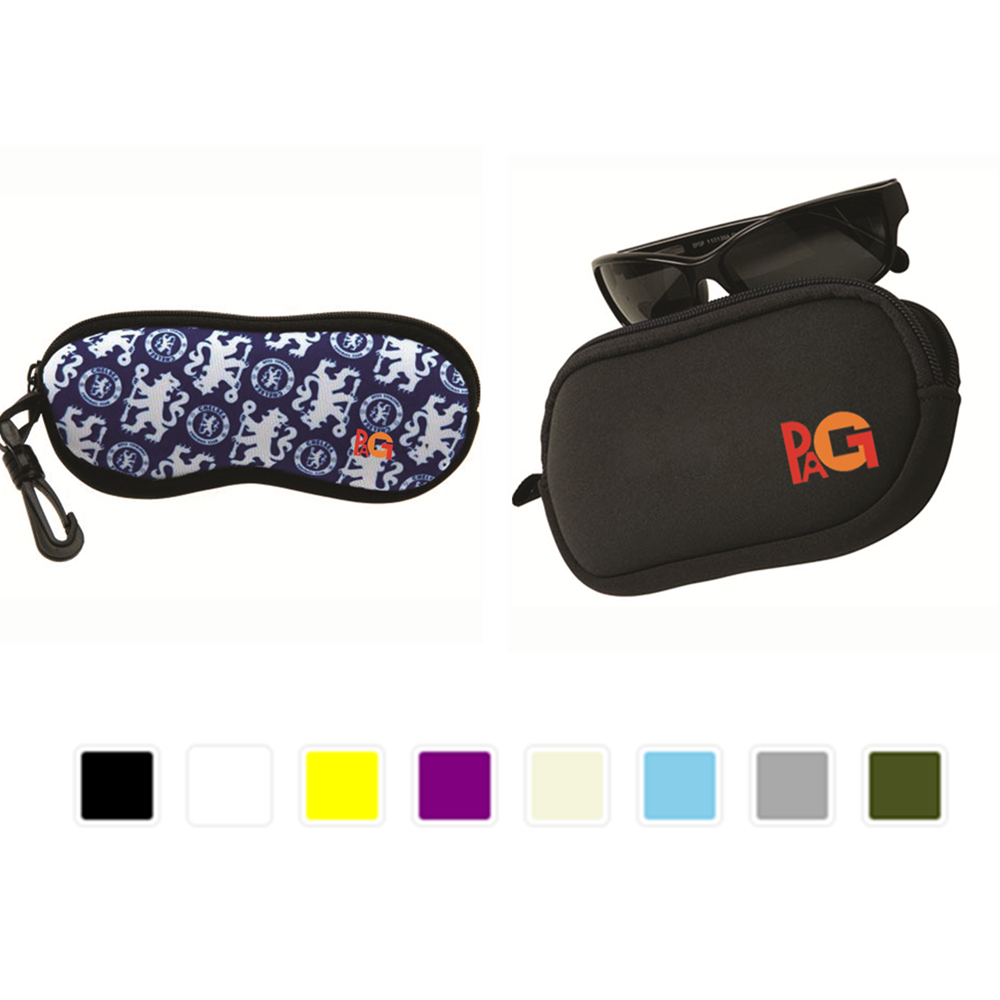 Neoprene Eye Glasses Case Holder With Clip 7