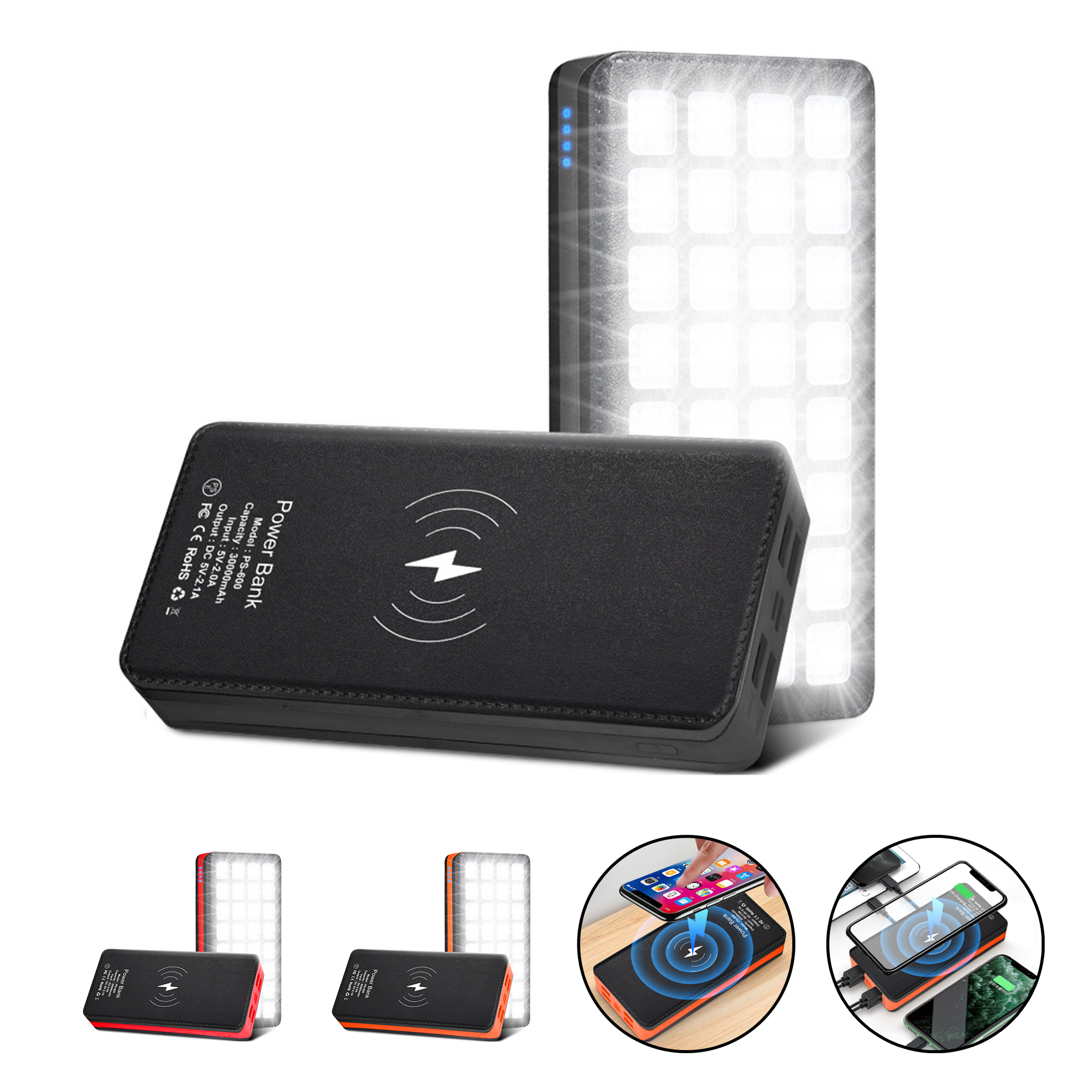 Camping Flashlight Solar Power Bank 3