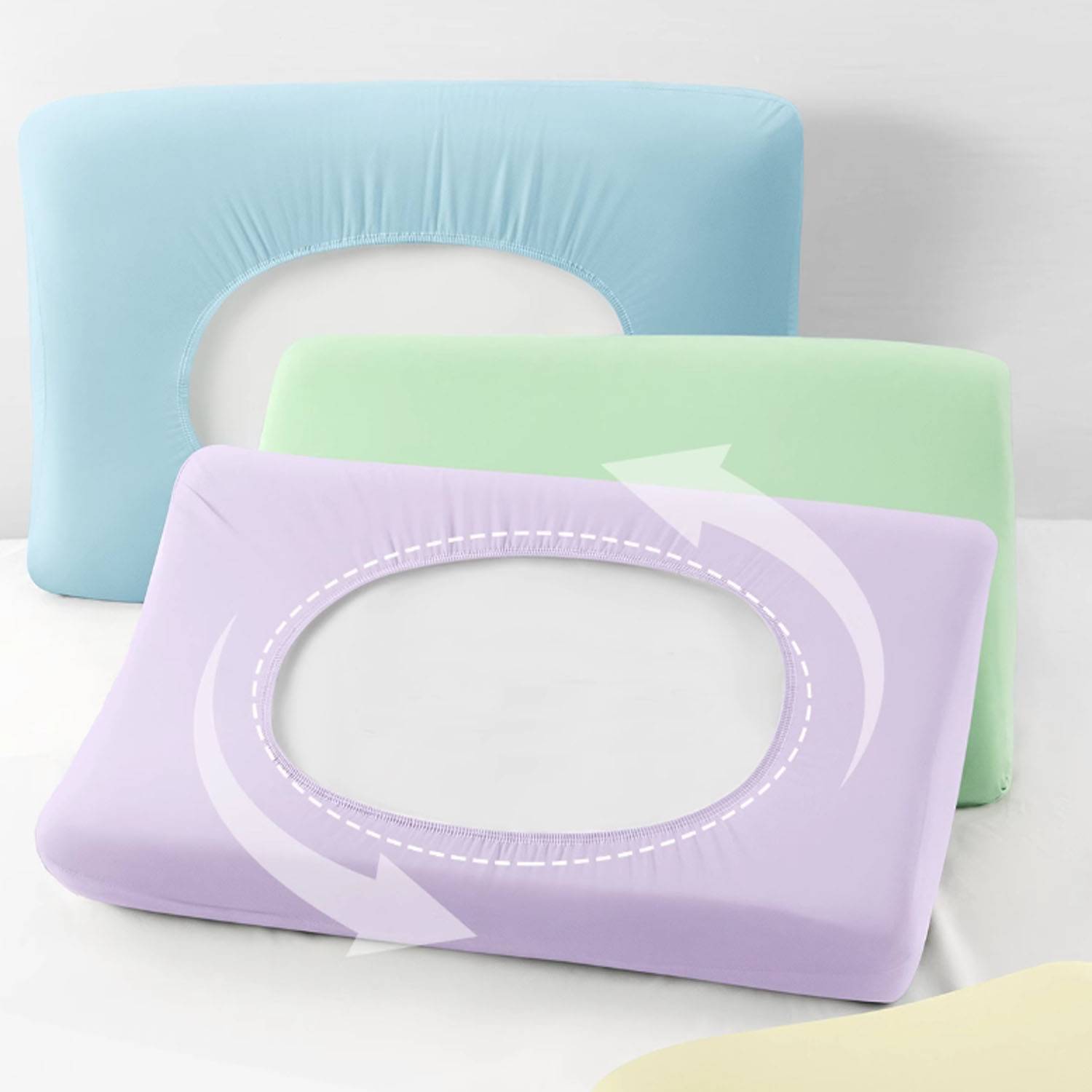 2 Pcs Travel Comfortable Breathable Disposable Pillowcase 8