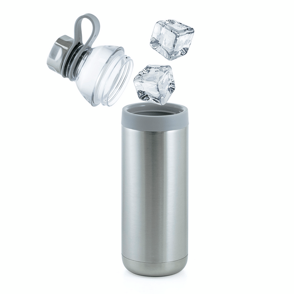Dual Opening Stainless Steel Water Bottle - 20 Oz., custom water bottle with logo imprint 51