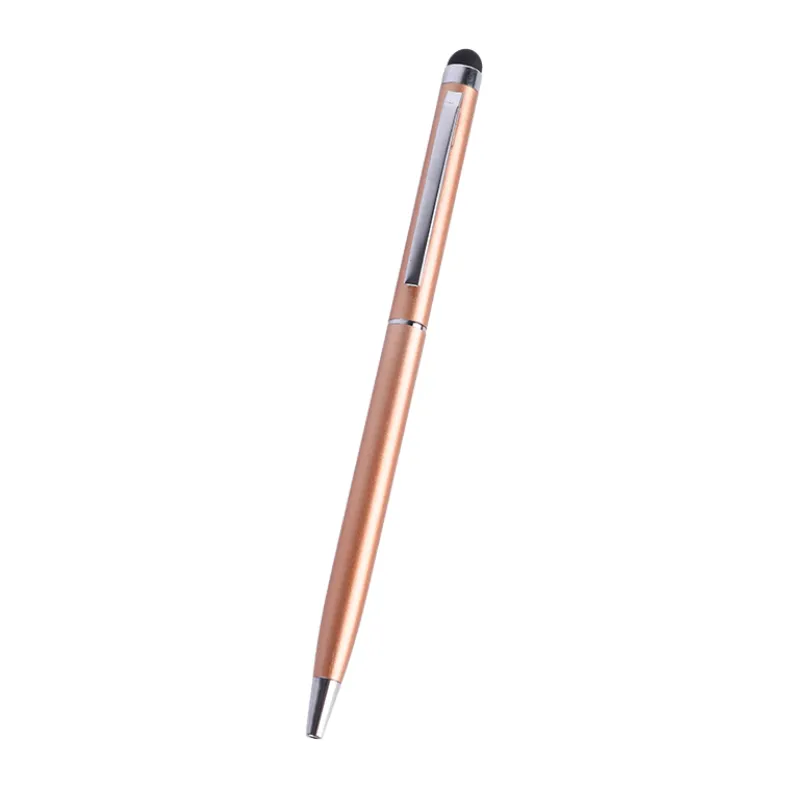 Click Metal Pen 5.3x0.3 Inch Durable Ballpoint with Stylus 15