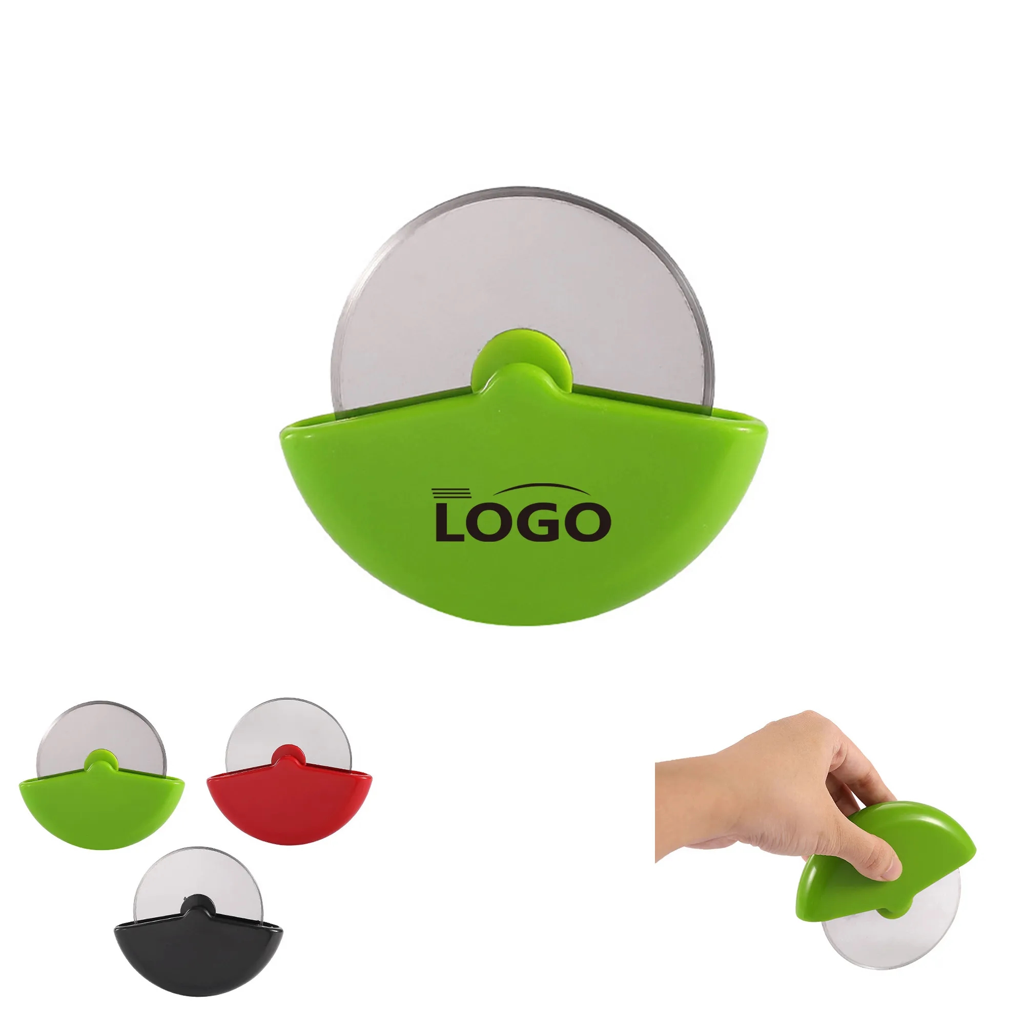 Custom Plastic Pizza Cutter 10pcs 4