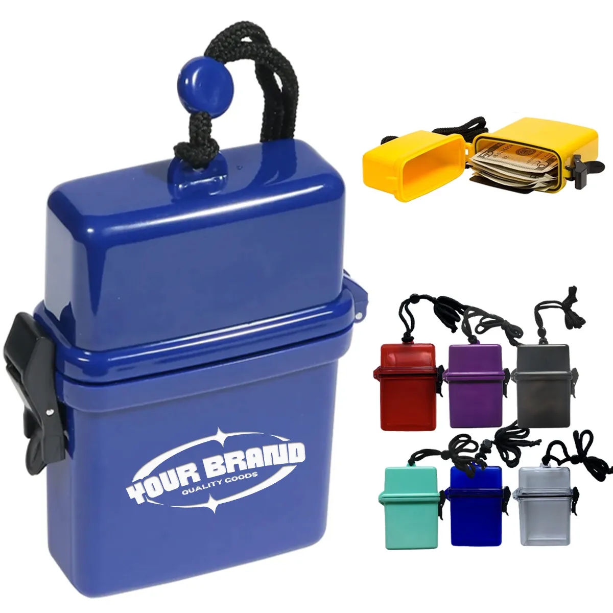 Waterproof Hanging Ring Cigarette Business Card Case 1