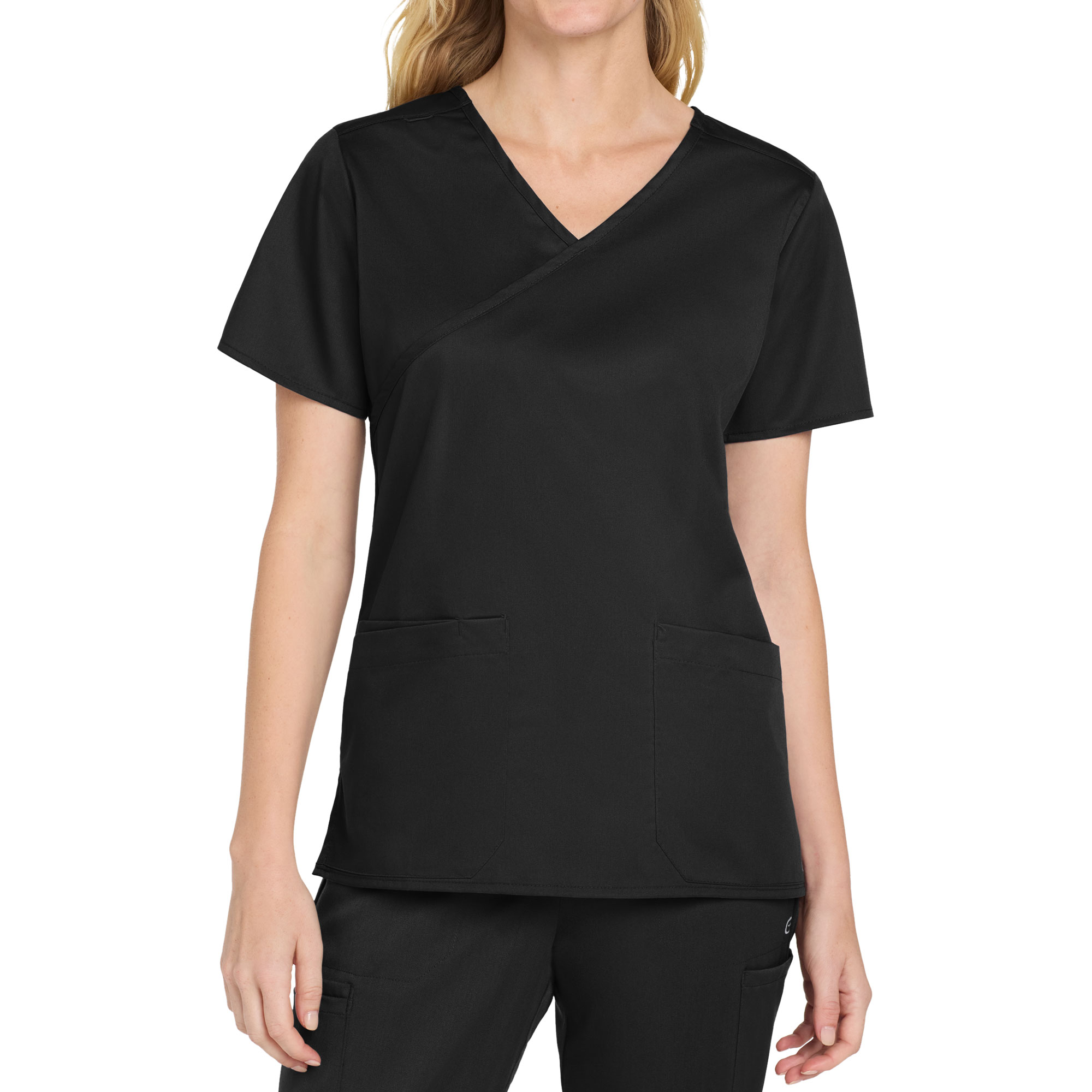 Wink® Women's WorkFlex Mock Wrap Top 9