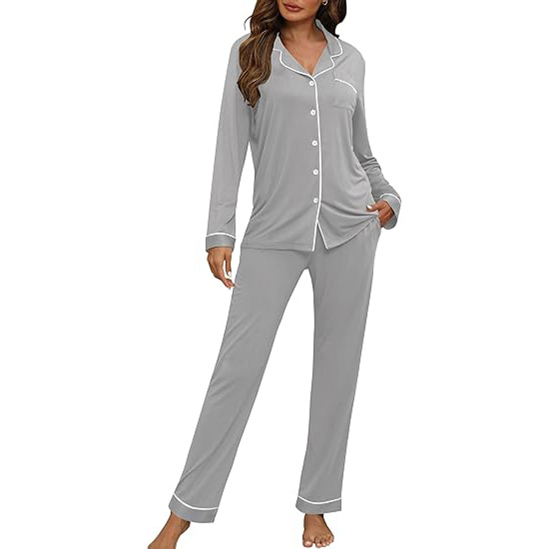 Women's Long Sleeve Pajama Set 12