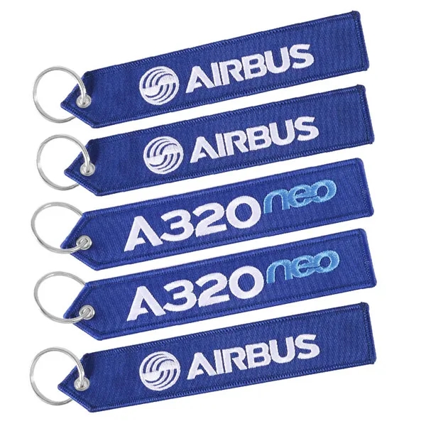 Custom Embroidered Flight Keychain 5