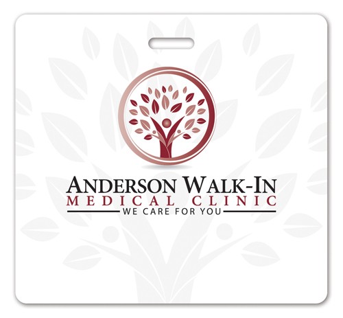 Screen Printed Poly Name Badge (3.12"x3.375") Rectangle