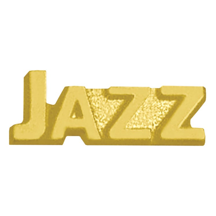 Jazz Bright Gold Chenille Lapel Pin