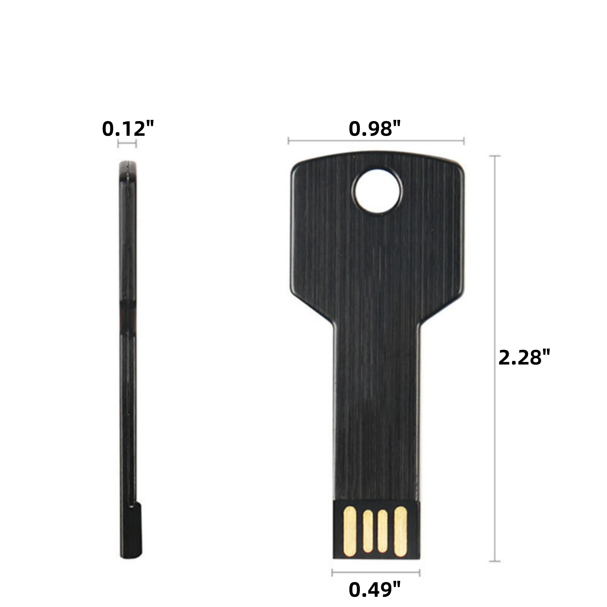 16GB Colorful Key Shaped Metal USB Flash Drive 8