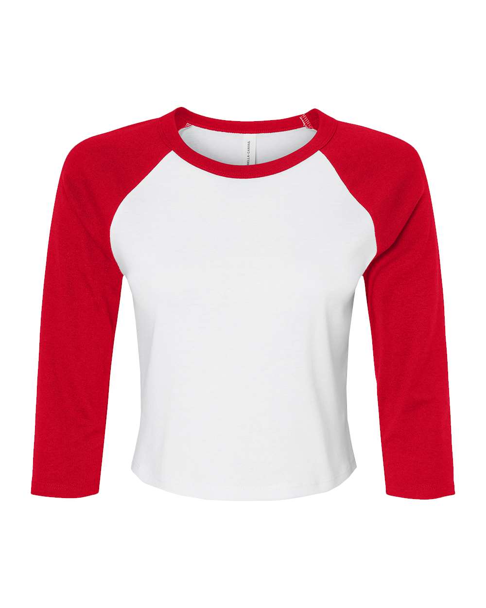 Women's Micro Rib Three-Quarter Raglan Sleeve Baby Tee - 1200 20