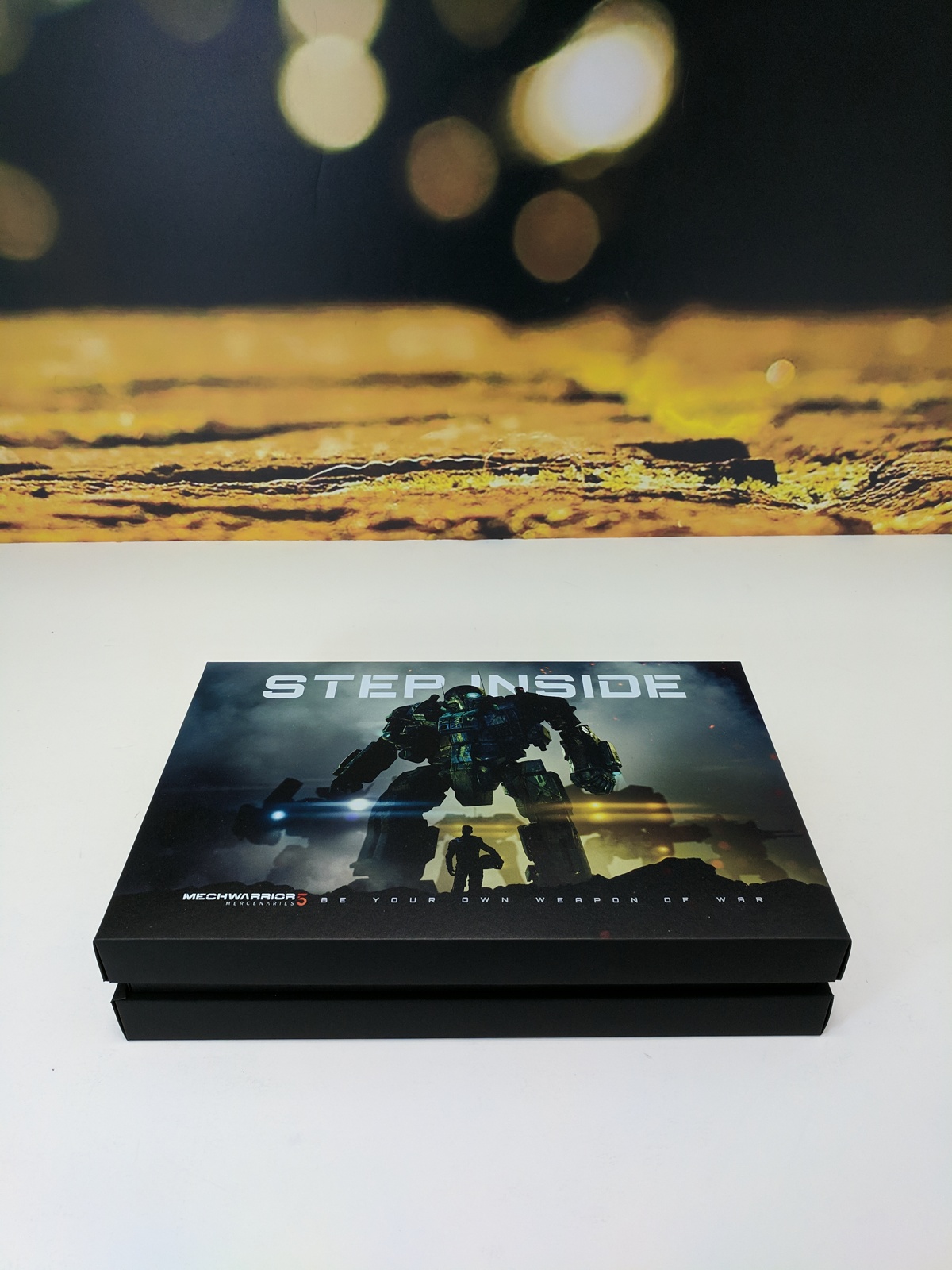 Custom Printed Full Color Hinged Soft Touch Luxury Gift Box - 7x3x2 11