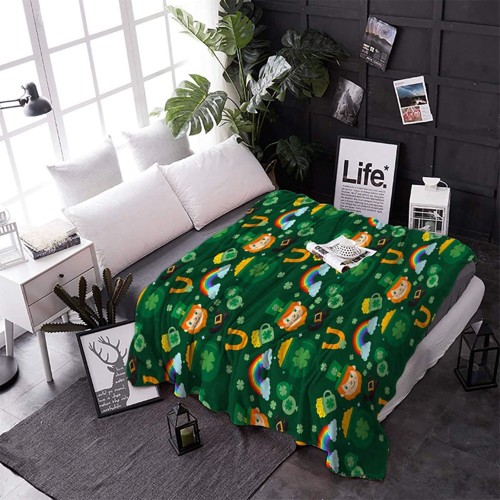 Full Sublimation Flannel Throw Blanket - 60"x80" - 300 gsm 4