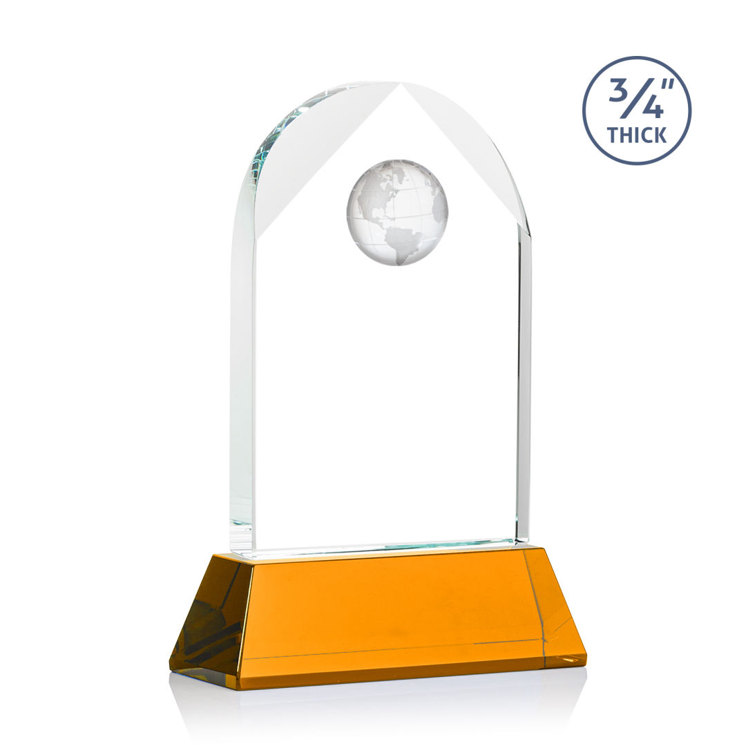 Blake Globe VividPrint™ Award on Newhaven - Amber 9