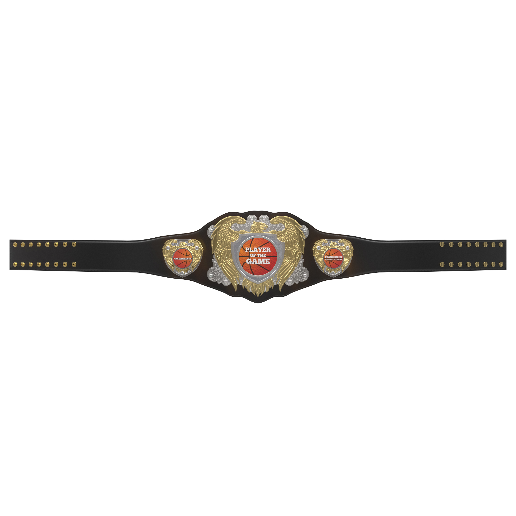 Express Vibraprint® Legion Award Belt w/ Black Leather 2