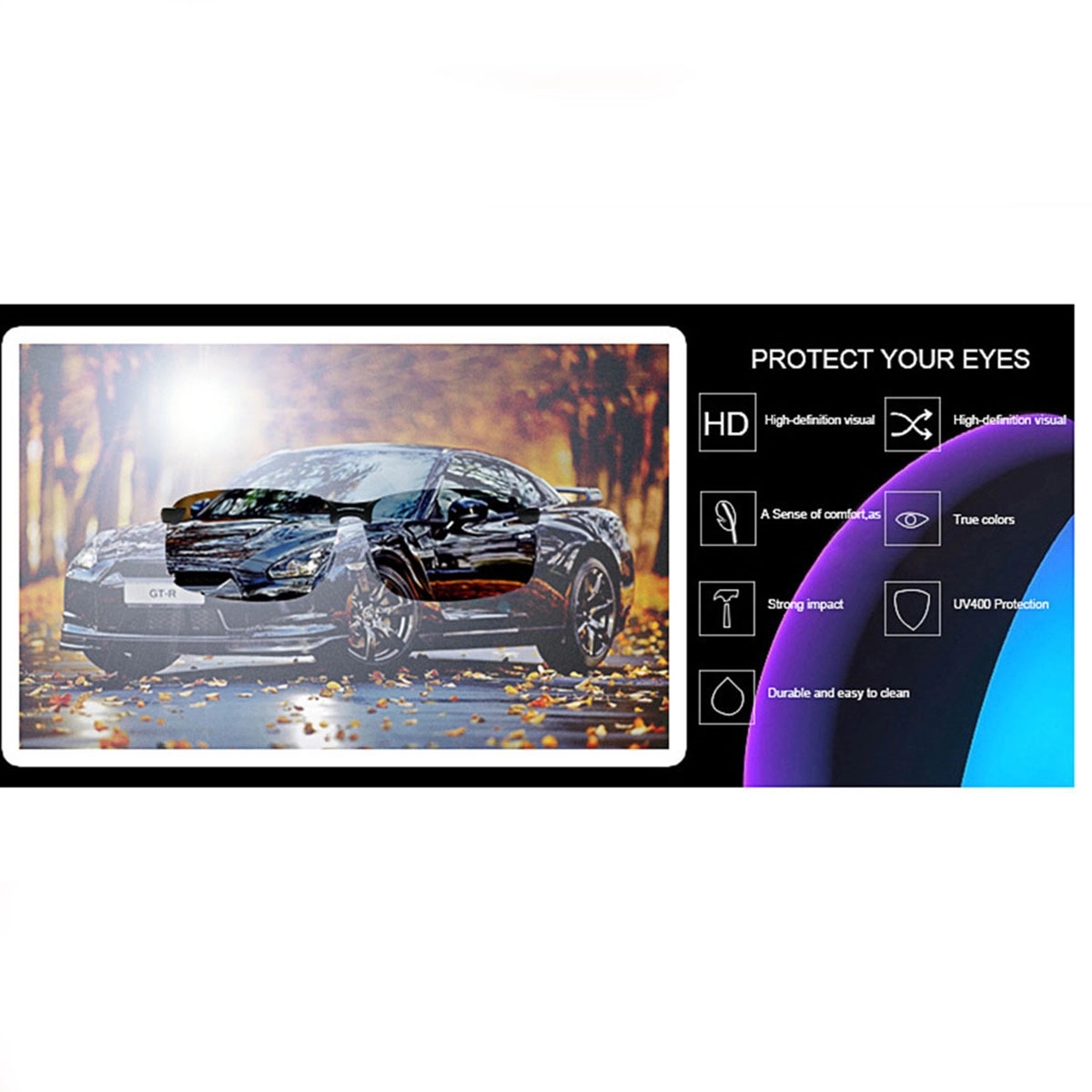 Polarized Colorful Cycling Glasses 3