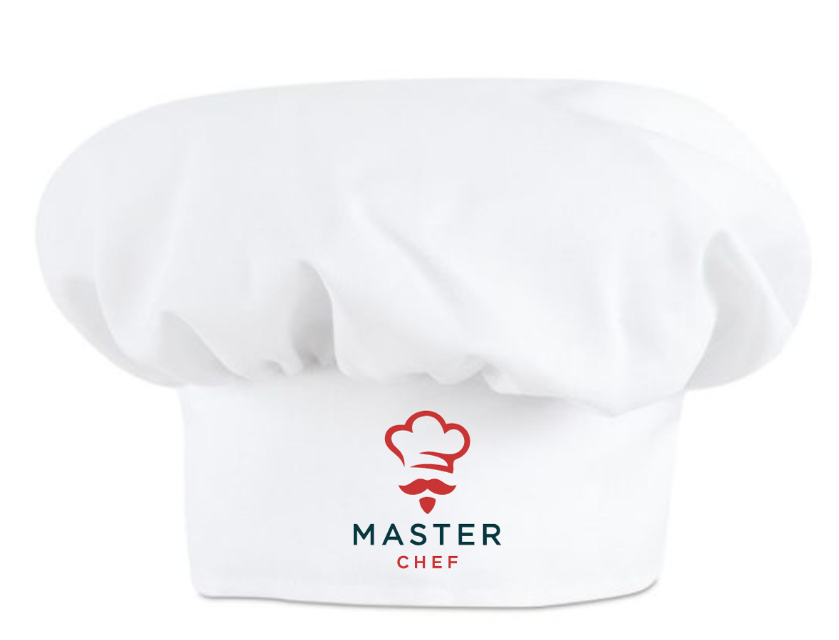 Chef's Cap: White Muslin Web Back