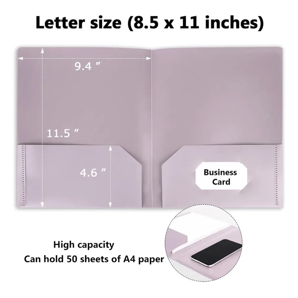 Plastic Folder With Pockets 1