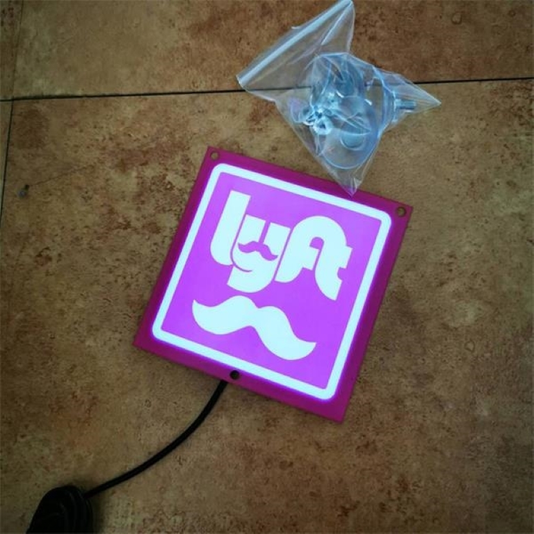 LED Light Window Car Sign 1