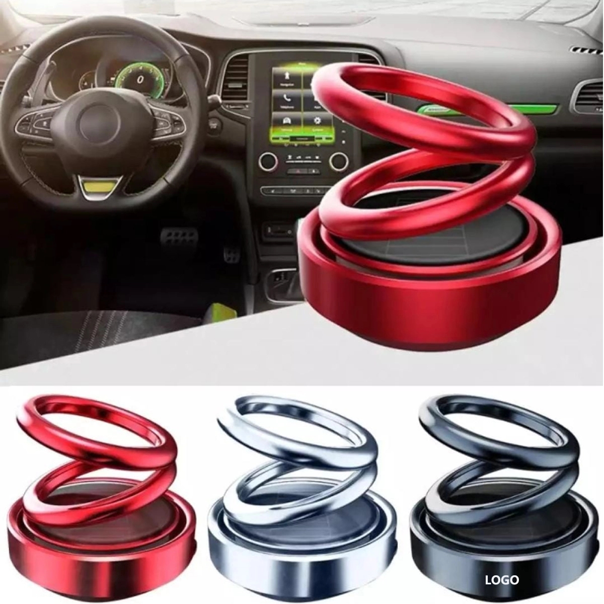 Air Freshener Solar Energy Rotating 2