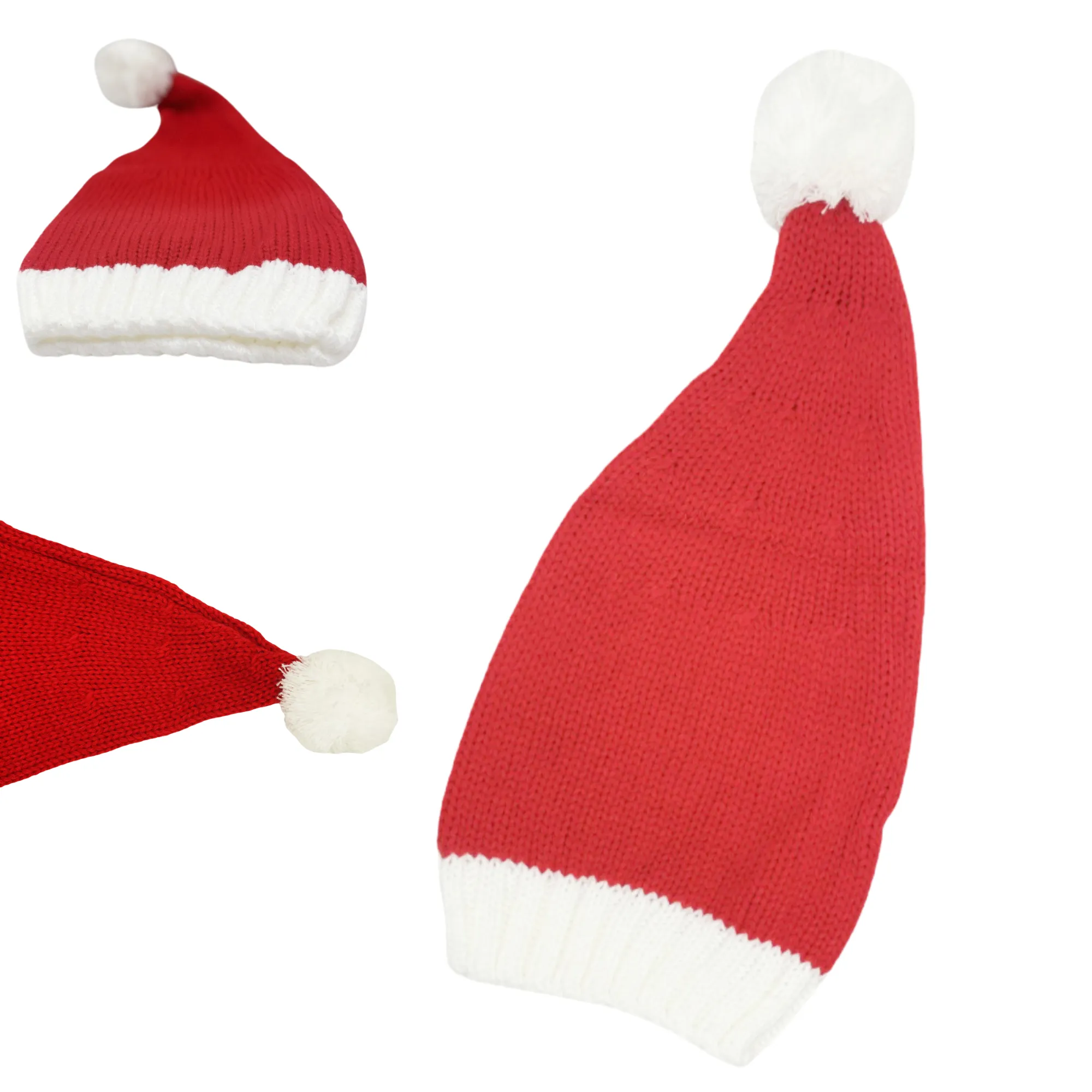 Knitted Family Christmas Hats 3