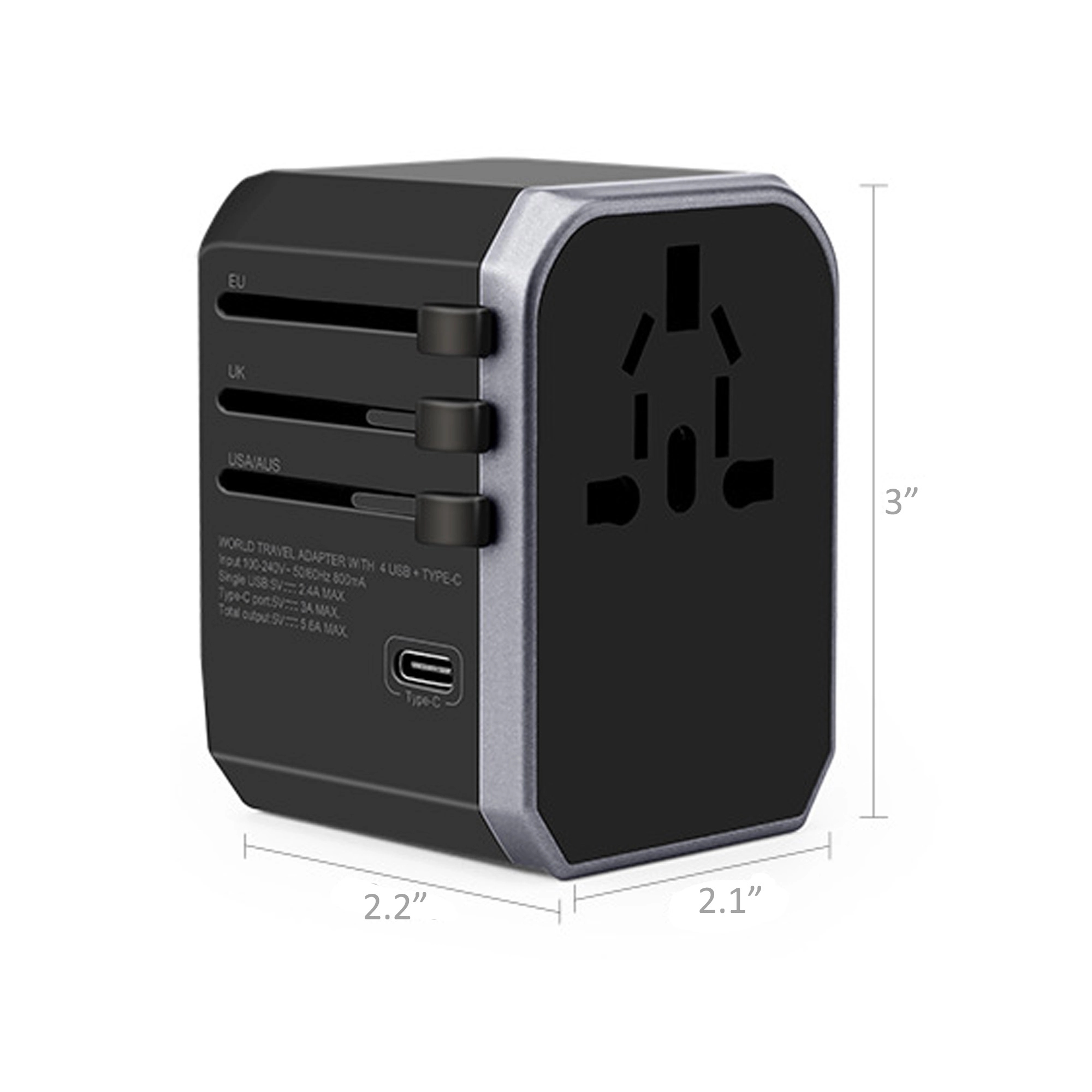 All-in-one Universal Travel Adapter MOQ50pcs 6