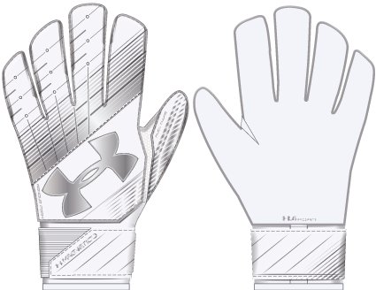 Men's UA Magnetico Premier Keeper Gloves 2