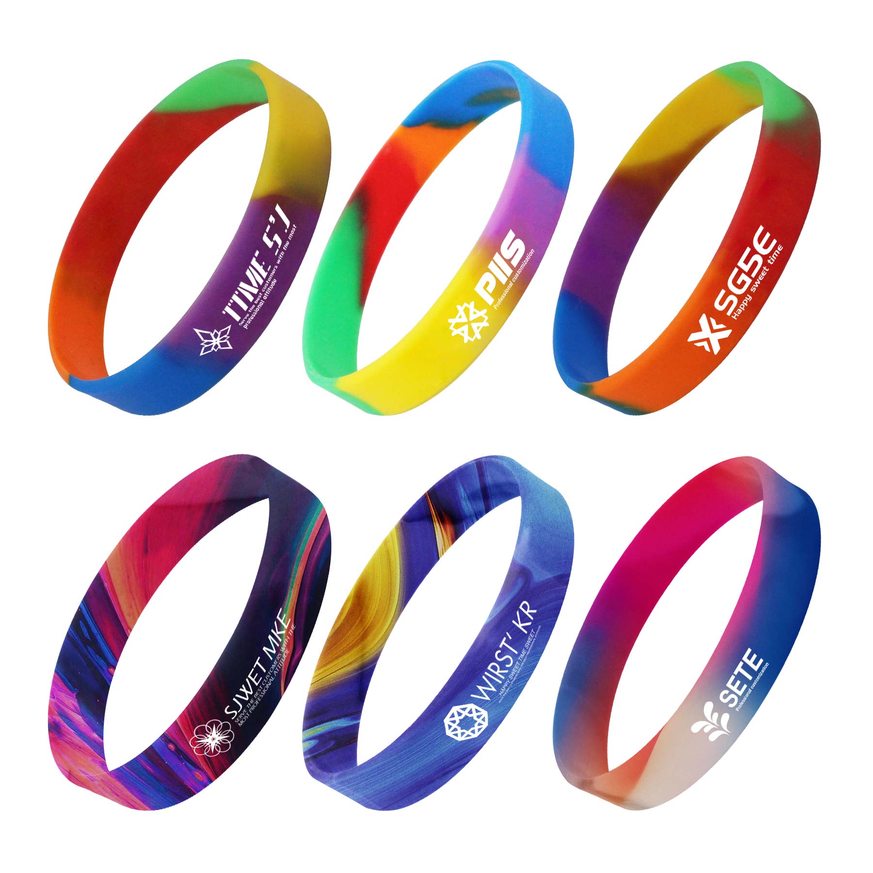 Tie Dye Silicone Bracelet 2