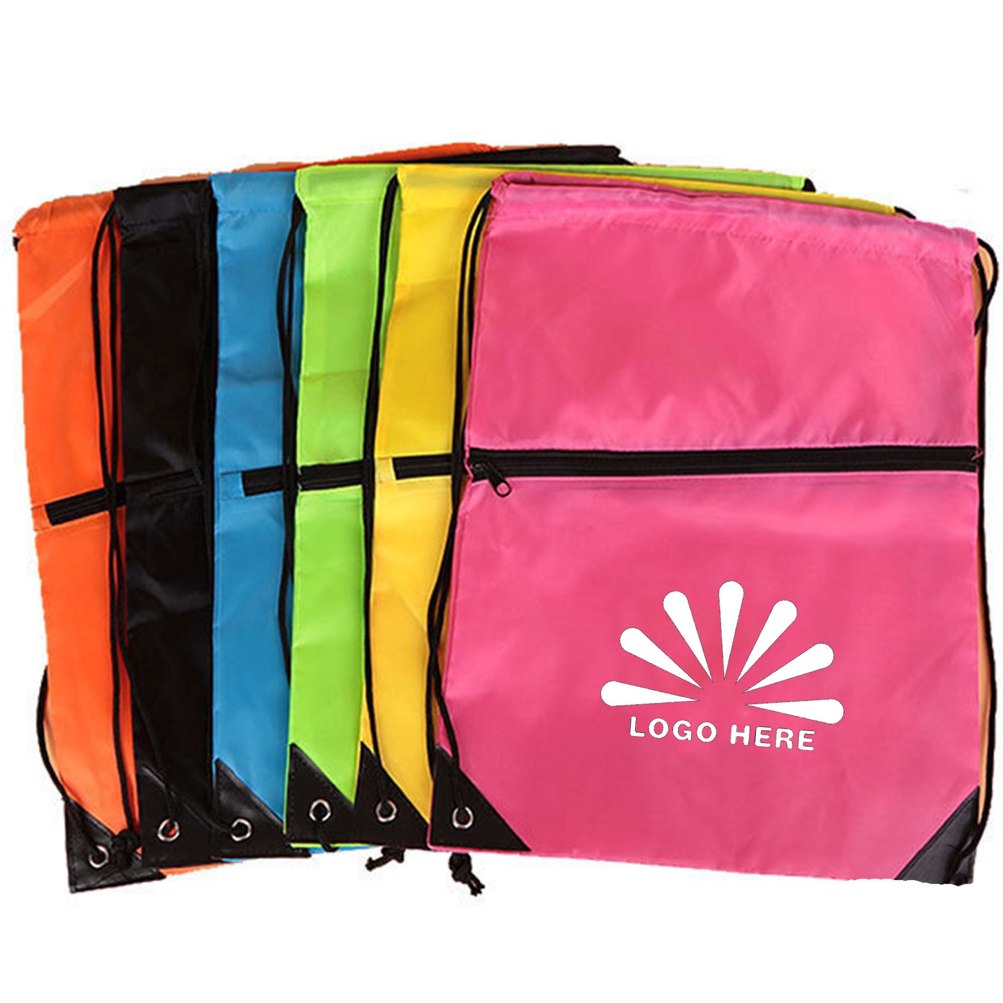 Nylon Drawstring Backpack 1