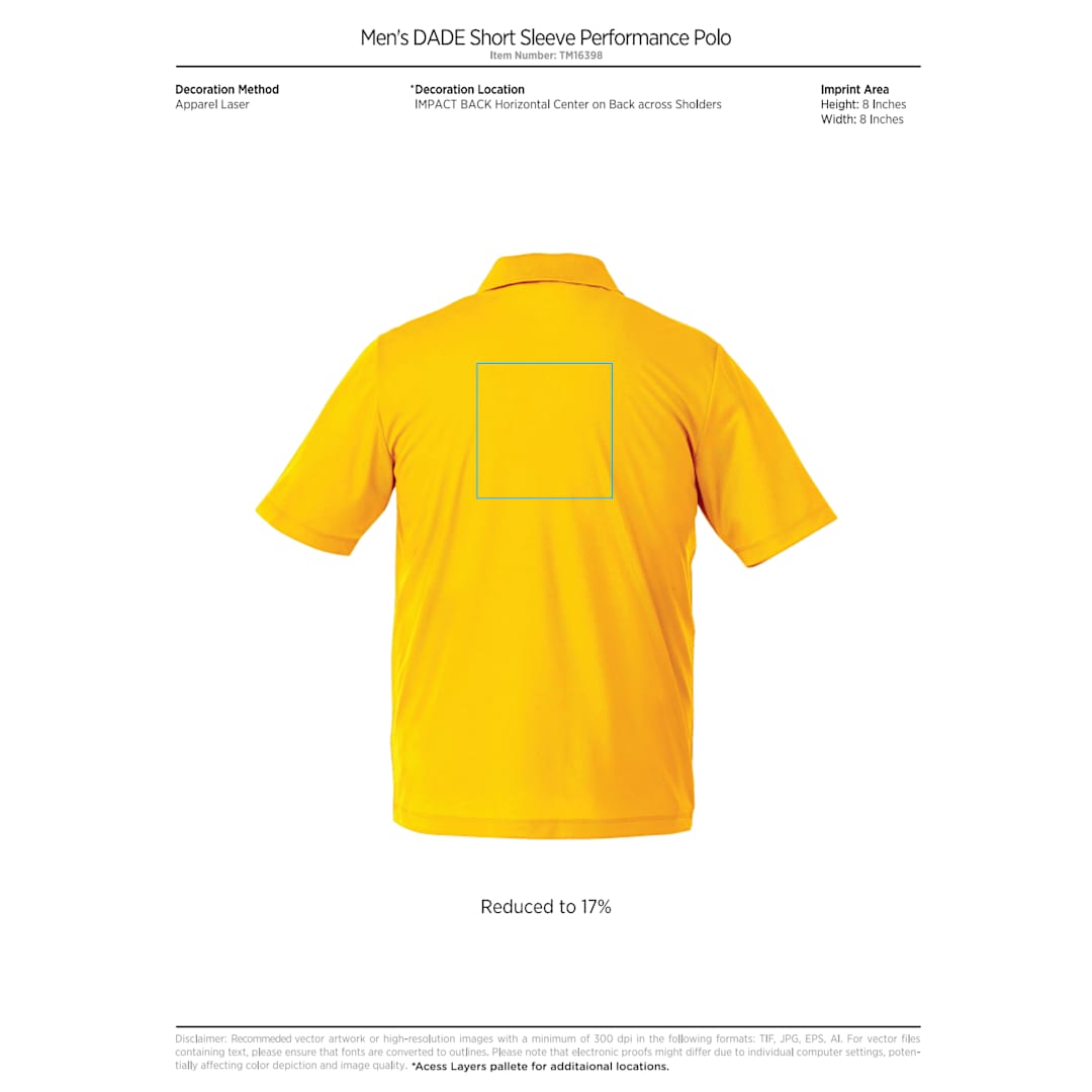 Men's DADE Short Sleeve Polo 439