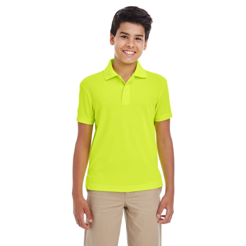 CORE365 Youth Origin Performance Piqué Polo 14