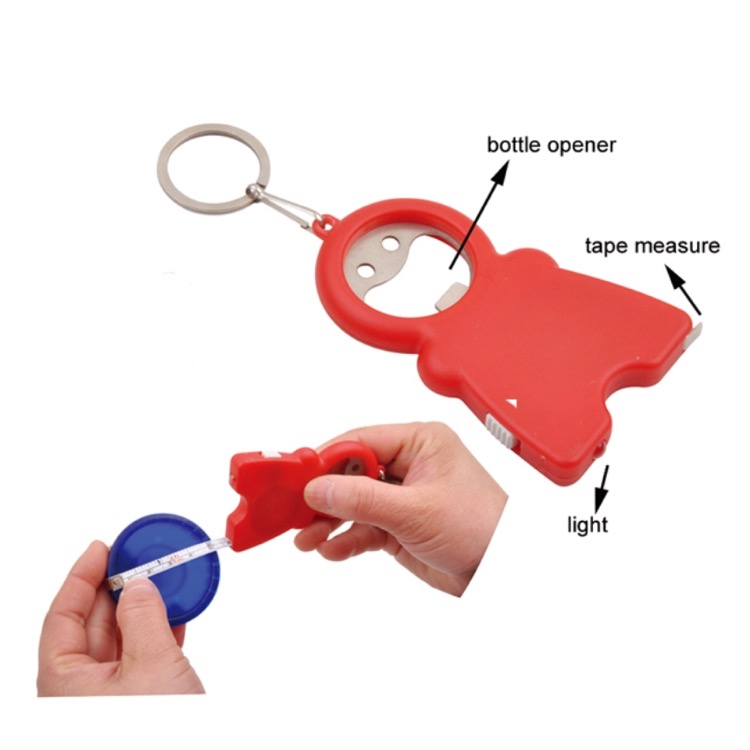 Bottle Opener with Light and Tape Measure 2