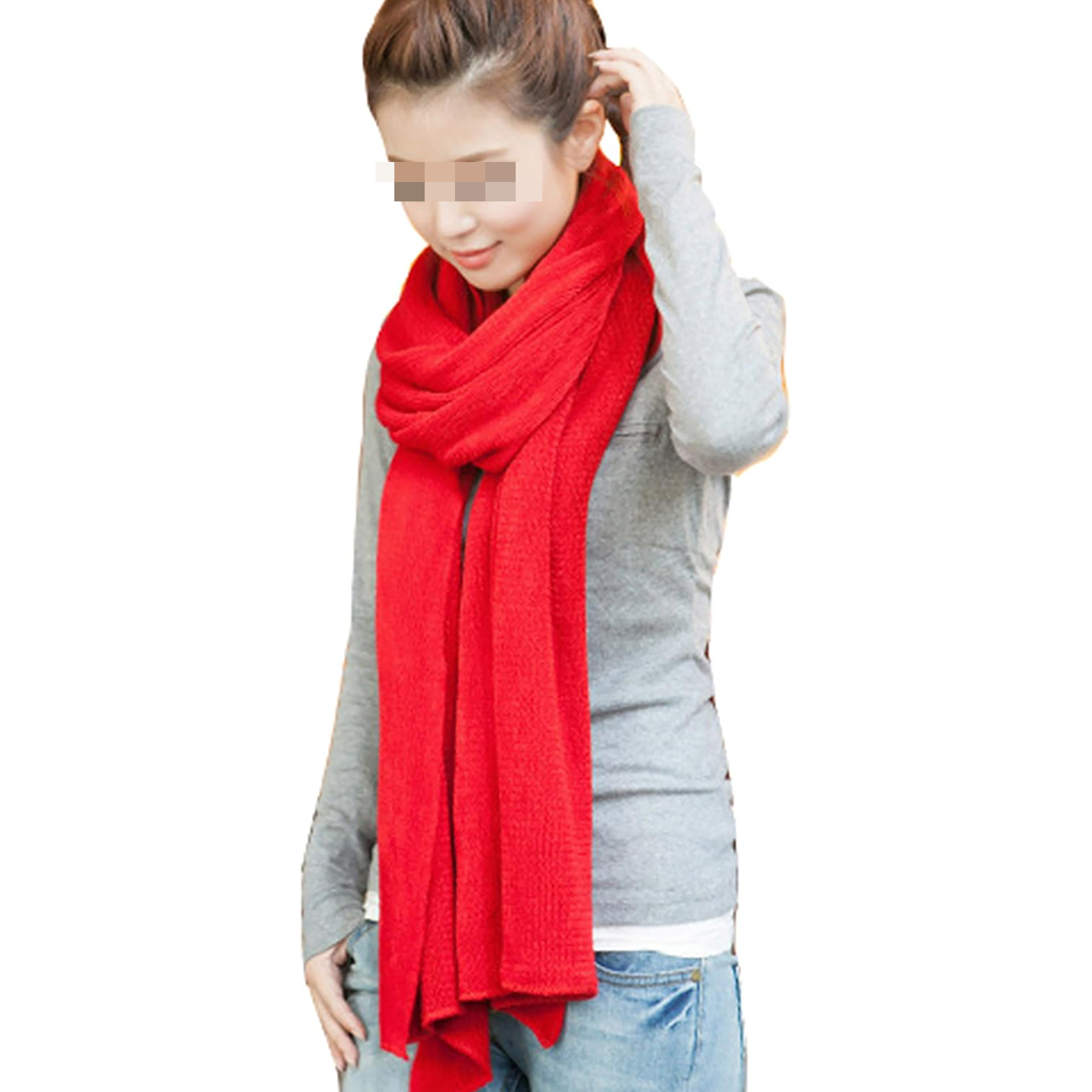 Women's Winter Warm Shawl Large Scarf 2