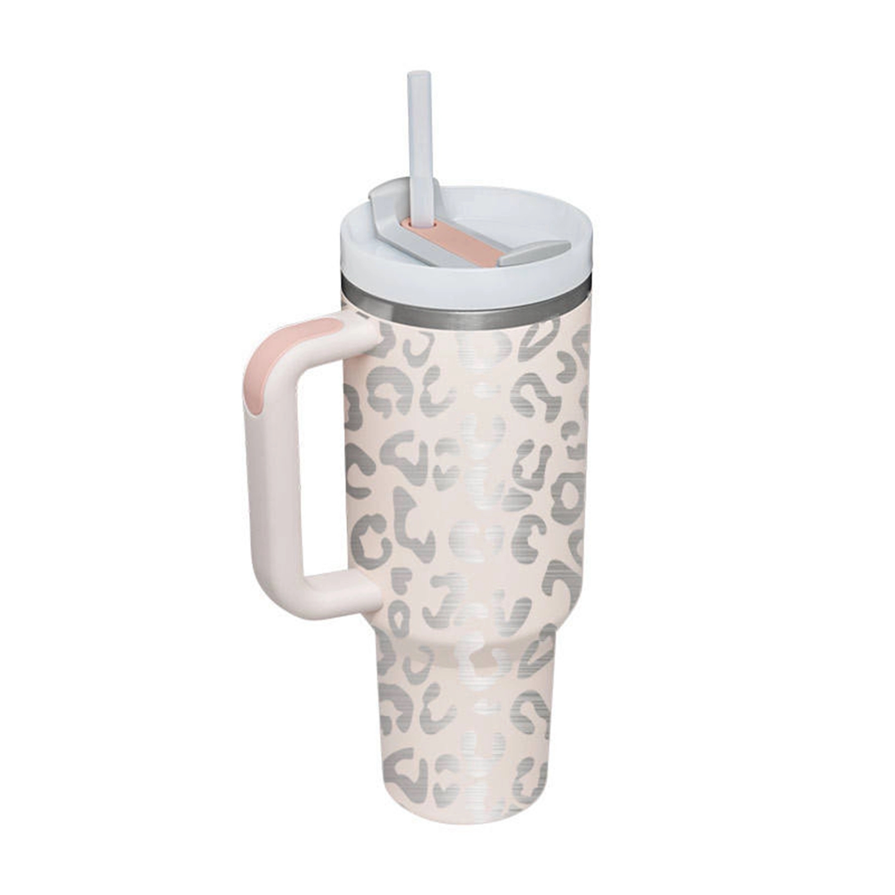 40 Oz.Double Wall Mug with Handle & Straw 5