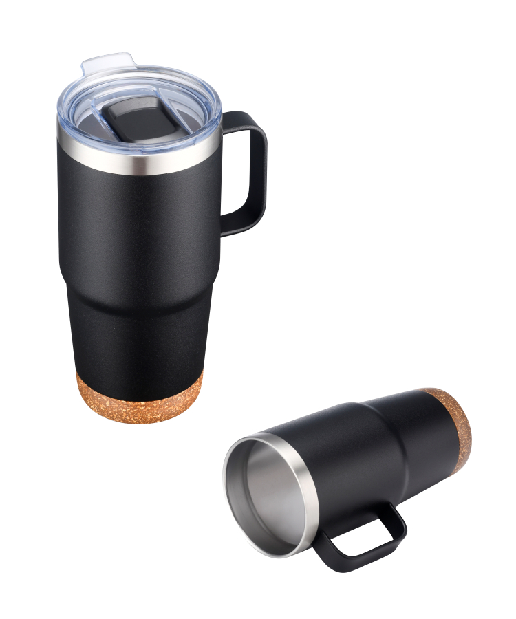 Union Printed - 24oz Travel Mug w/ Cork Bottom - Full Color 5