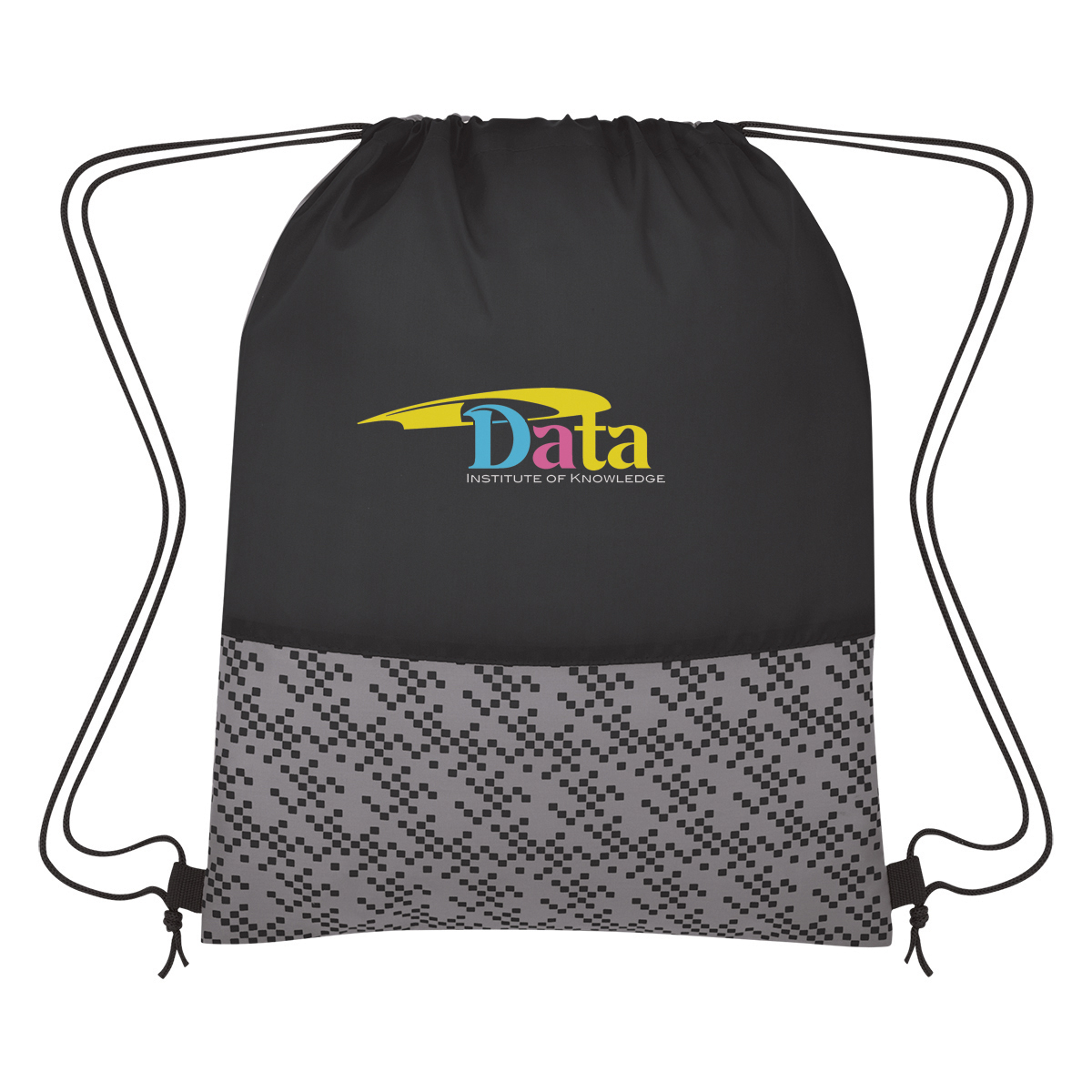 Bitmap Drawstring Backpack 14