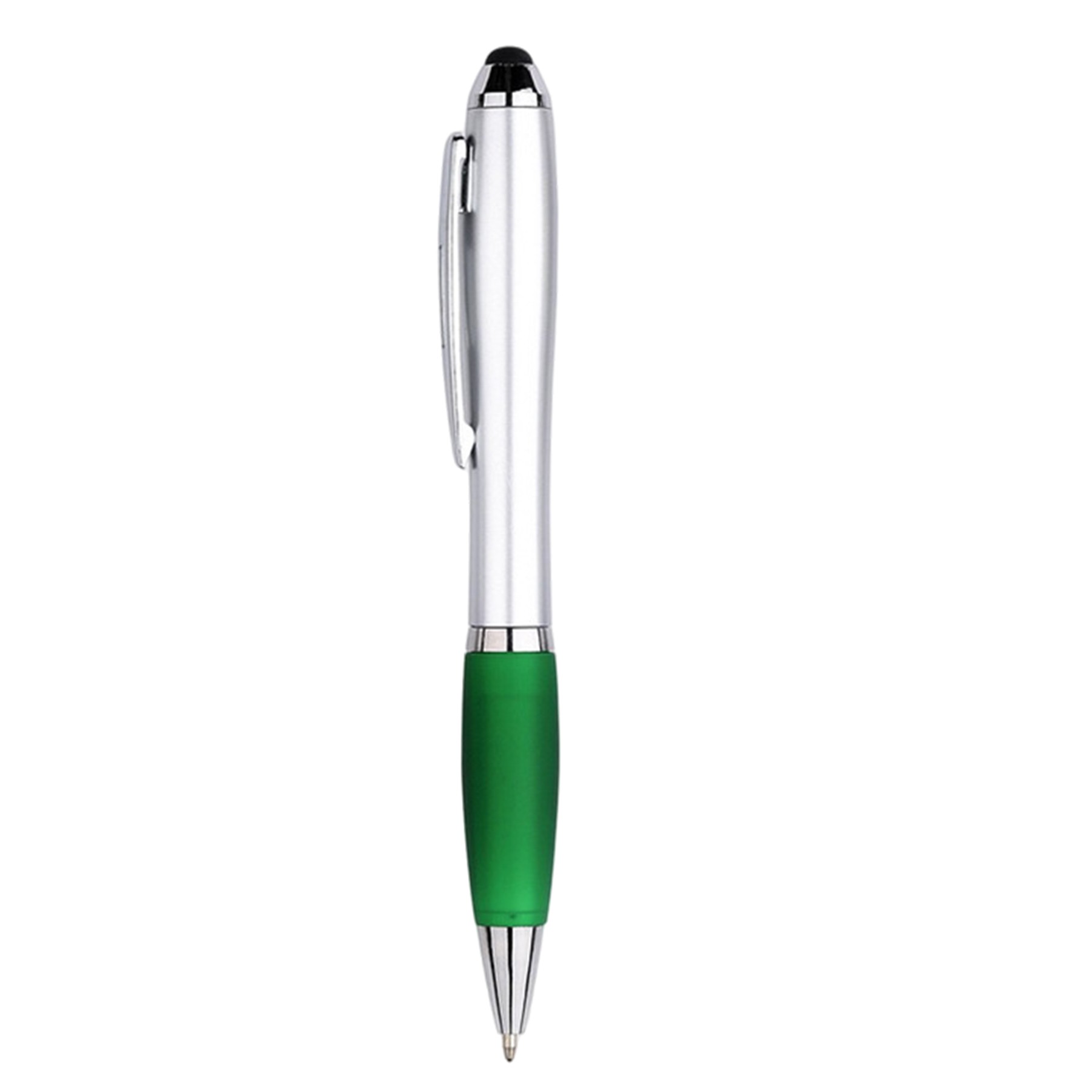 Plastic Ballpoint Pen W/ Stylus 3