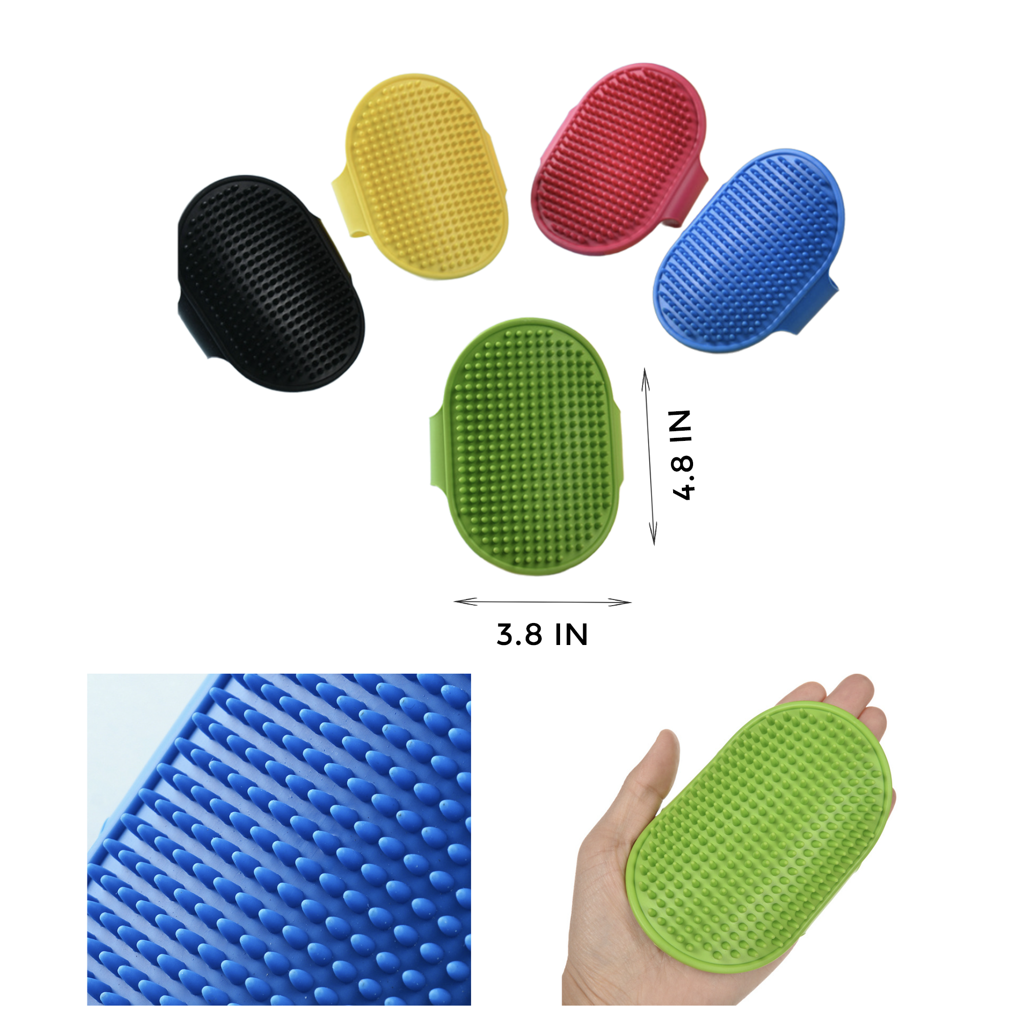 MOQ 10 PCS Versatile Pet Bath Brush 2